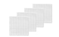 SödahlStoffserviette Essence 45x45cm,4erSet White, 100% Baumwolle