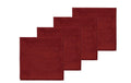 Södahl Stoffserviette Star 45x45cm, 4er Set Red, 100% Baumwolle