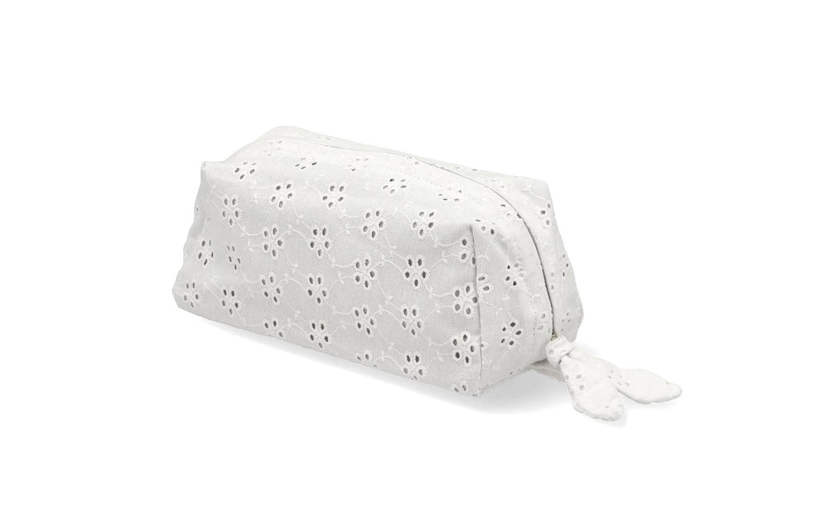 Södahl Necessaire Weekend Stories, White 22x11x11cm, 100% Baumwolle