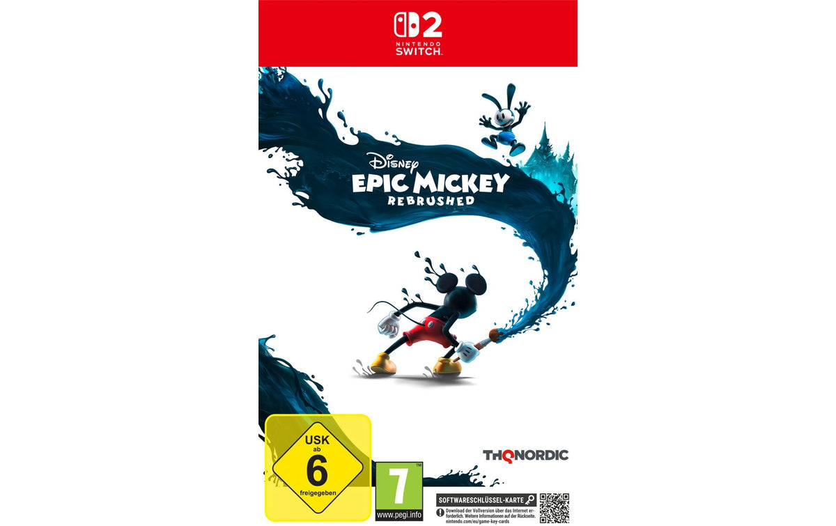 Disney Epic Mickey: Rebrushed, Switch 2 Alter: 7+ (Game-Key Card)