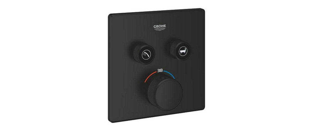 Grohe Grohtherm SmartControl Thermostat eckig, 2 Ventile
