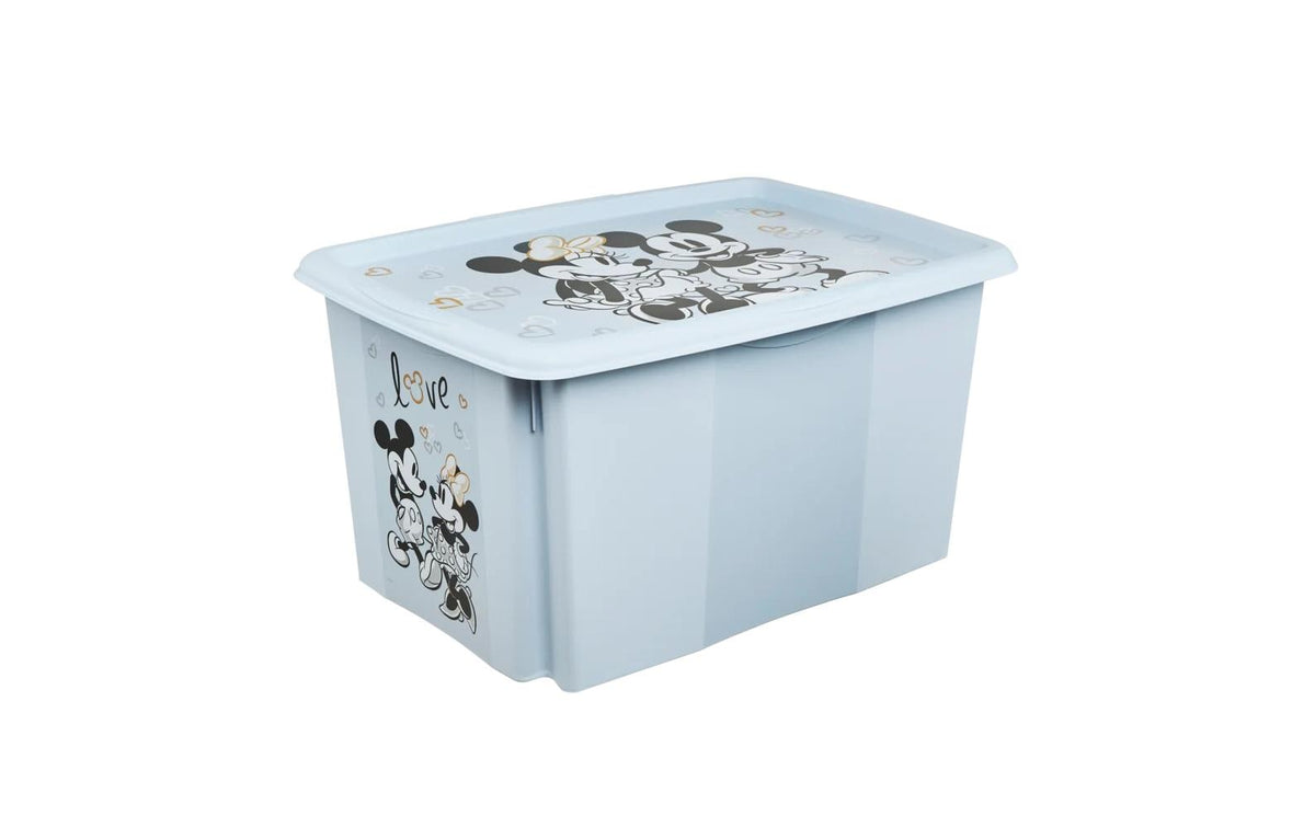 keeeper Dreh-/Stapelbox mit Deckel 45 l Karolina "Mickey"