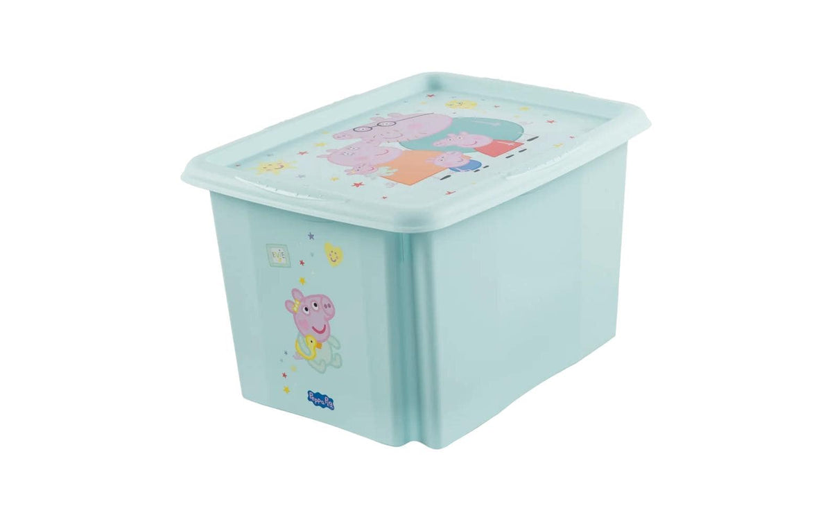 keeeper Dreh-/Stapelbox mit Deckel 30 l Karolina "Peppa Pig"