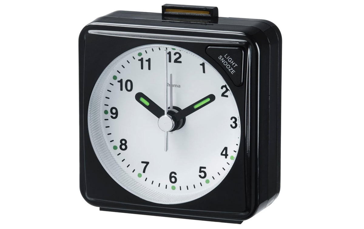 Hama Reisewecker "A50", Schwarz -