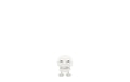 Hoptimist Aufsteller Bimble Soft XS, Weiss 4x3.5x5.8 cm, ABS, Stahl
