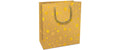 B + C Geschenktasche 18x21x8cm Shimmering Stars gold