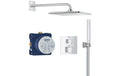 Grohe Precision Thermostat Cube Unterputz-Duschsystem eck 310