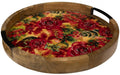 Chalet Tablett Rose 35x35x4cm rot
