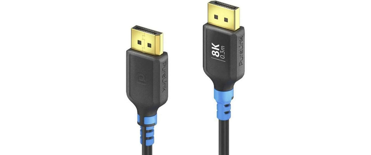 FlexInstall DisplpayPort Kabel 8K,  0.5m DP 1.4, 32.4Gbps, UltraHD-2, 60Hz