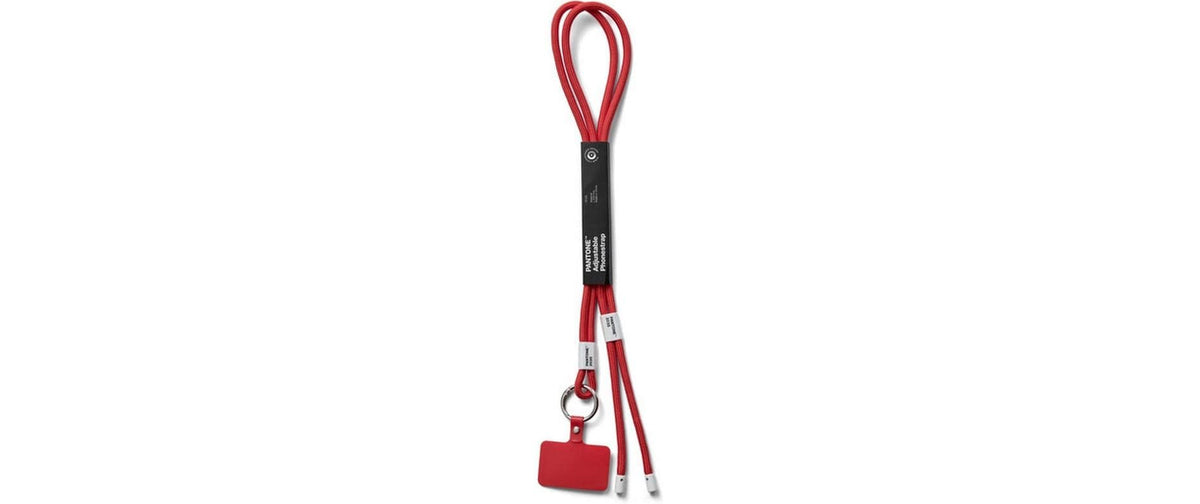 Pantone x CPH Design AdjustablePhonestrap Red2035