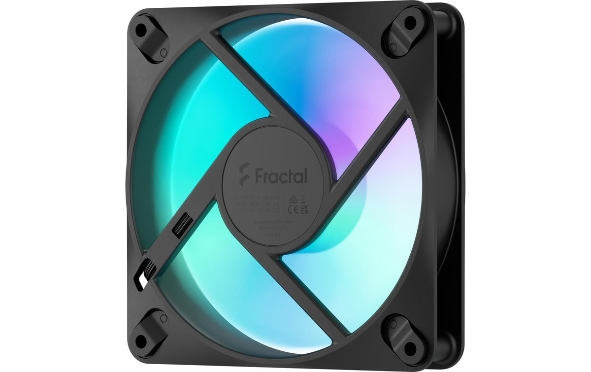 Gehäuselüfter Fractal Dynamic 3 12 RGB 120x25x120