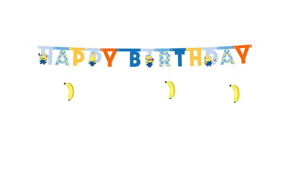 Partydeco Girlande Minions mix, 50 x 153 cm