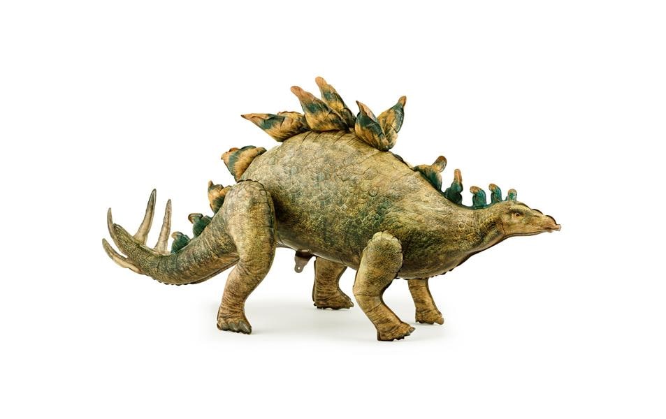 Partydeco Folienballon Jurassic Stegosaurus grün, 112x51 cm, inkl. Strohhalm