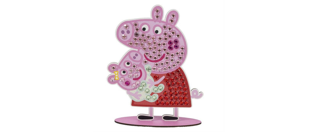 Peppa & Evie Crystal Art Junior Buddies XL