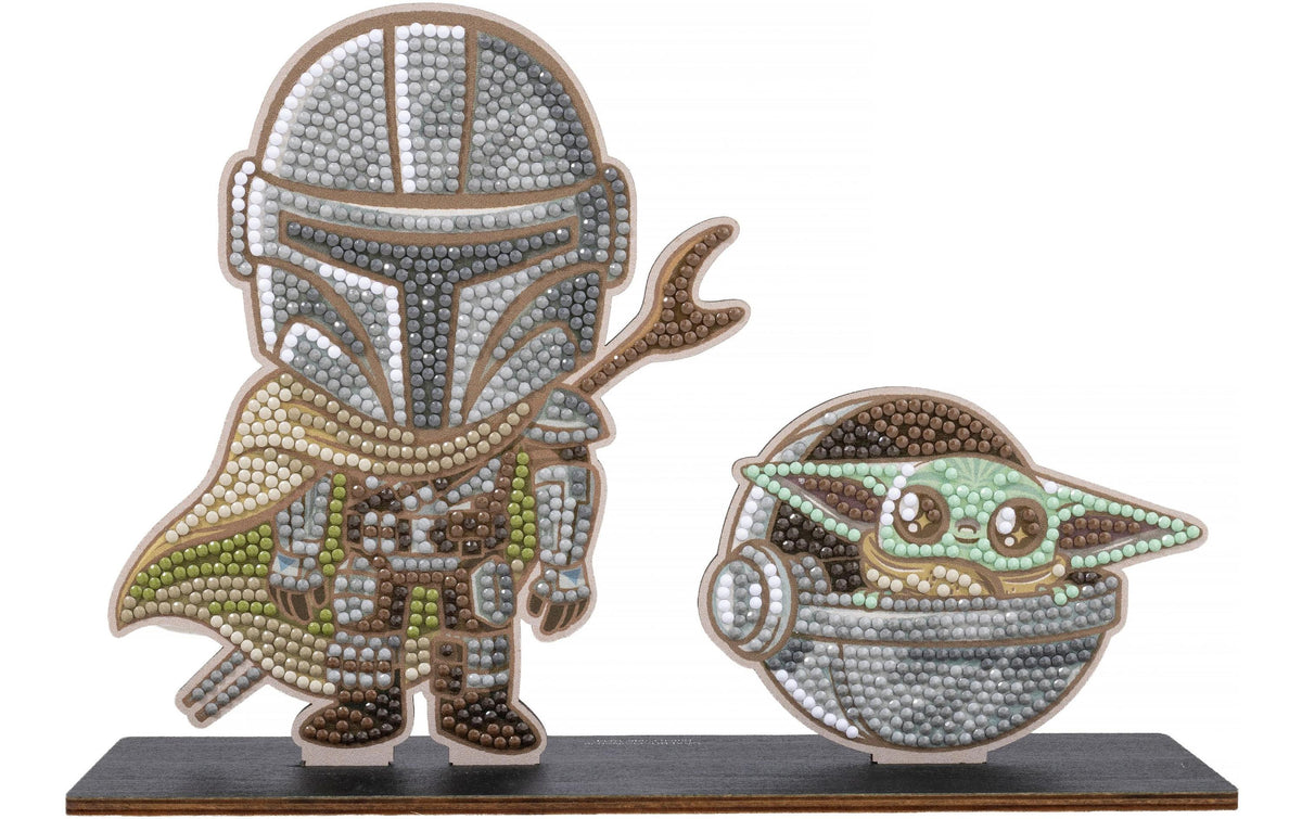 Mandalorian & Grogu Crystal Art Duo Buddies XL