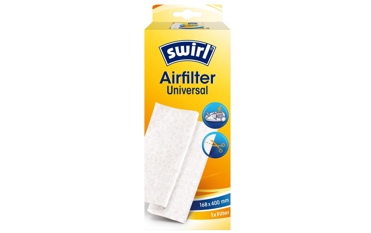 Swirl Abluftfilter Universal 1 Stück Für alle Staub. Format: 168x400 mm