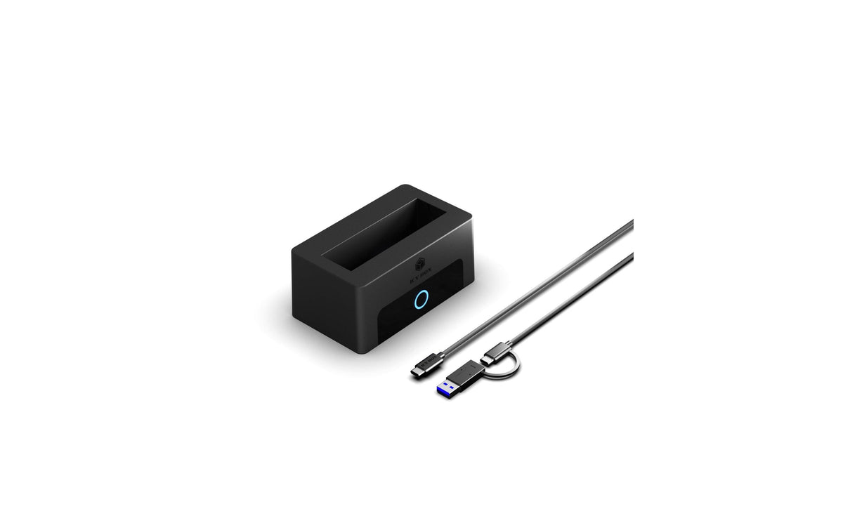 ICY BOX IB-1123M-CU31 Dockingstation DockingStation für M.2 NVMe, 2,5"/3,5"
