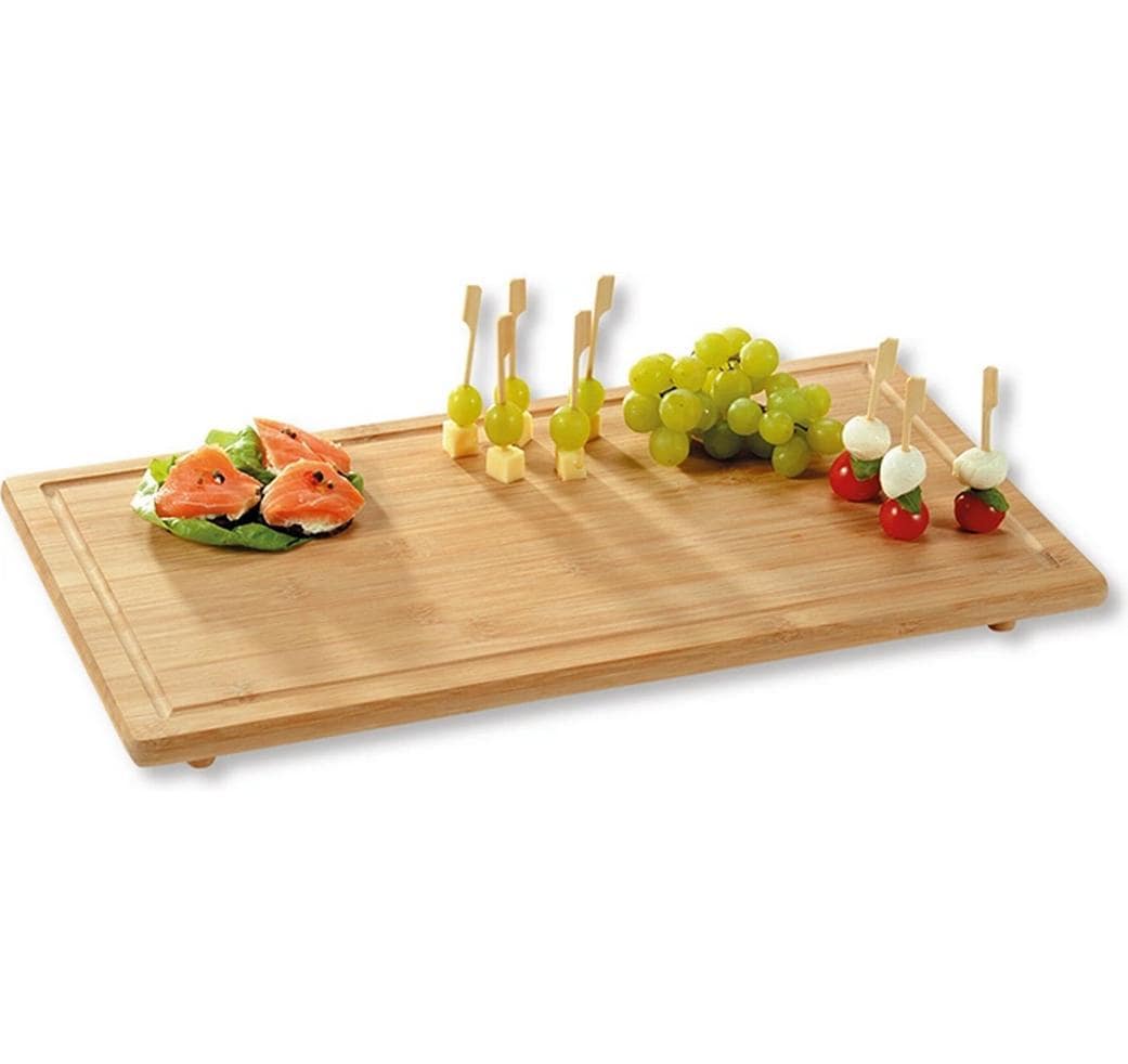 Kesper Schneide- und Abdeckplatte Bambus, 50 x 28 x 3,1 cm