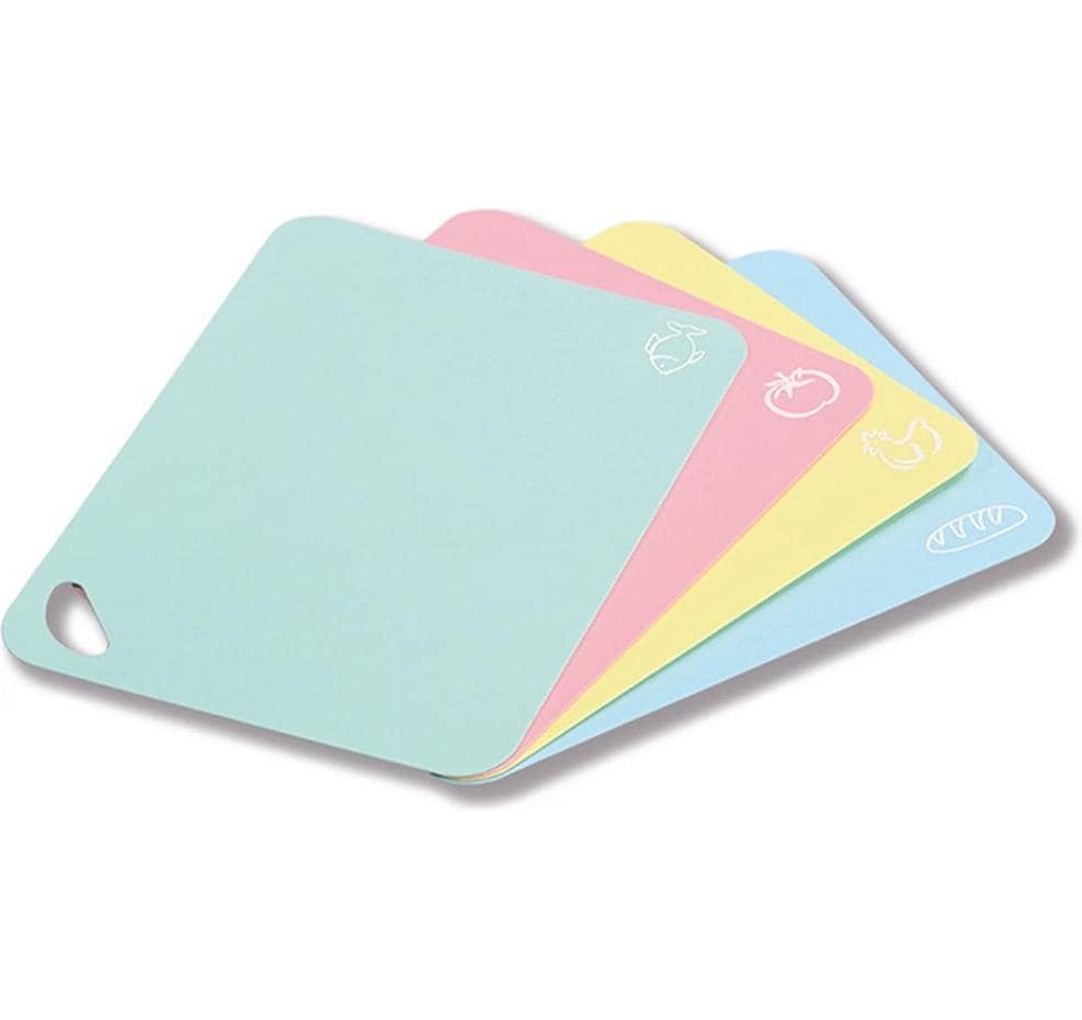 Kesper Schneidebretter fleibel 4er Set pastel pastellfarben