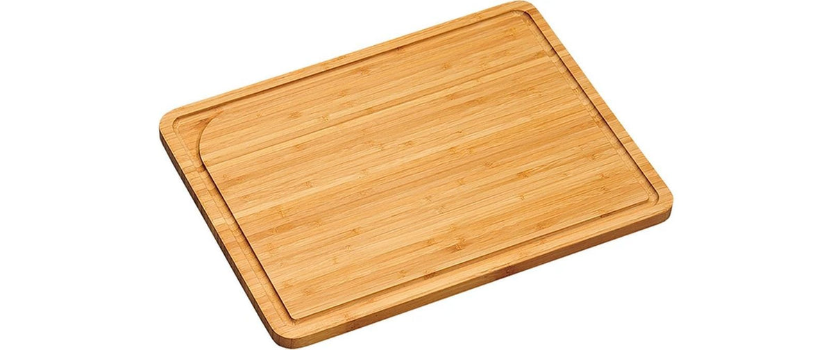 Kesper Schneidebrett mit Saftrille Bambus, Grösse: 40 x 30 x 1.6 cm