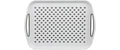 Kesper Serviertablett mit Griff rutschfest PP, 41,5 x 28,5 x 4,5 cm, Hellgrau
