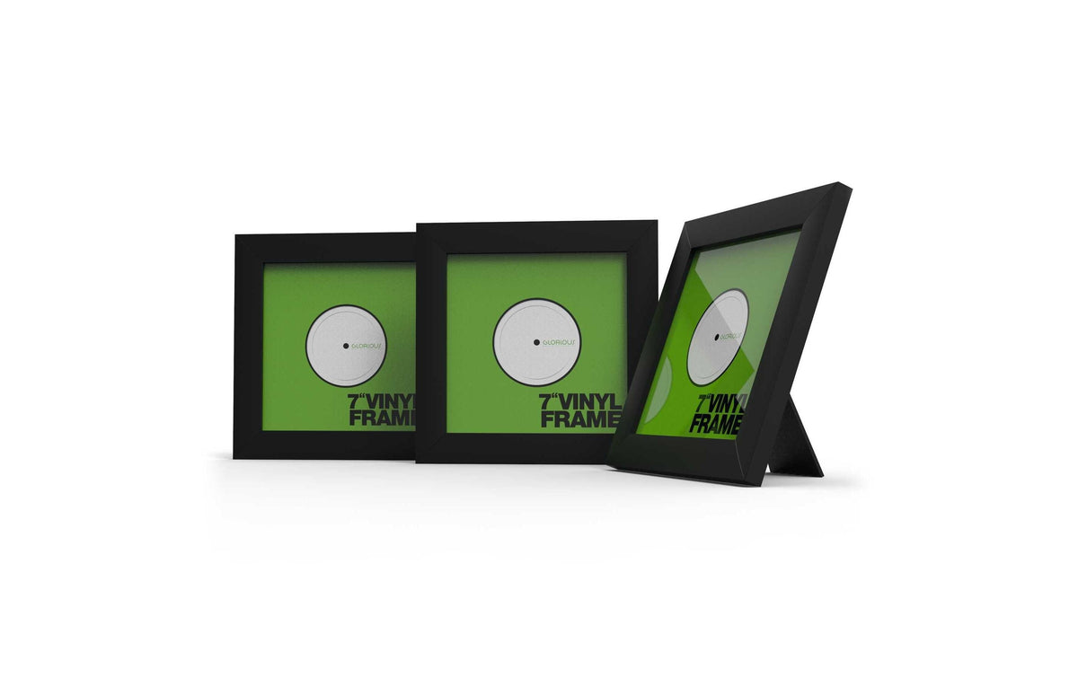 Glorious Vinyl Frame Set 7" 7-Zoll, Schwarz, 3er-Pack