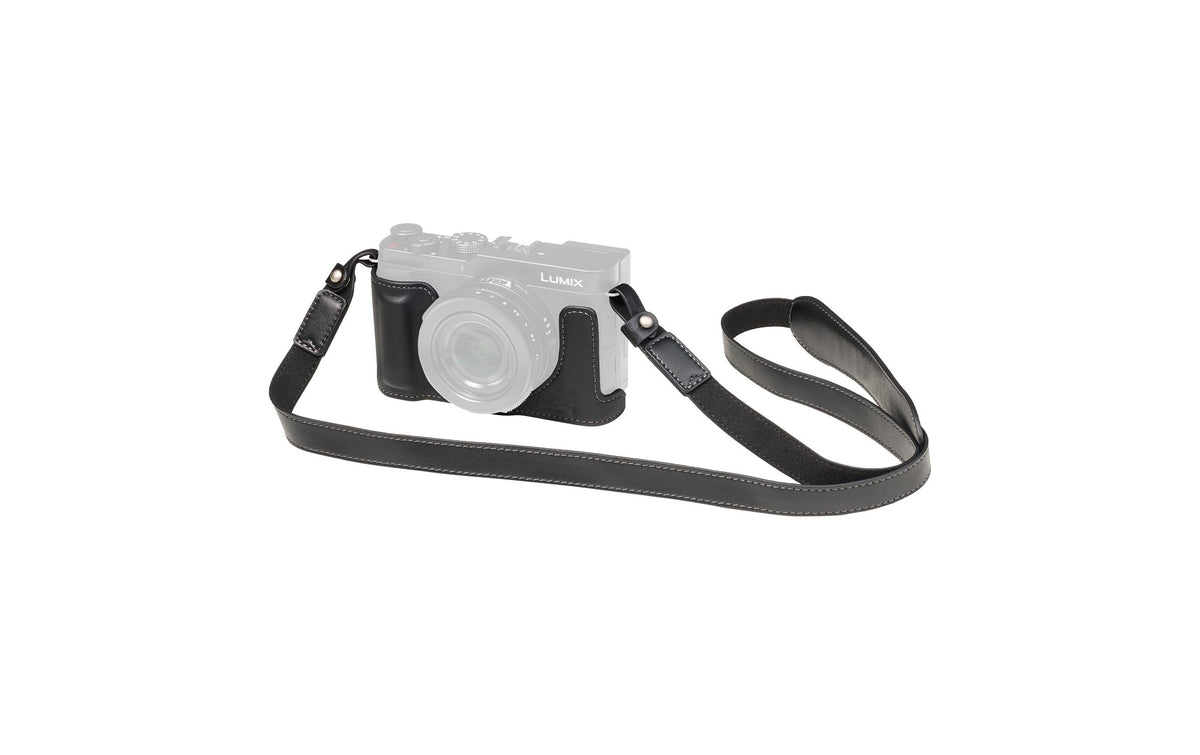 SmallRig Leather Half Case Kit for Panasonic LUMIX L10 Black