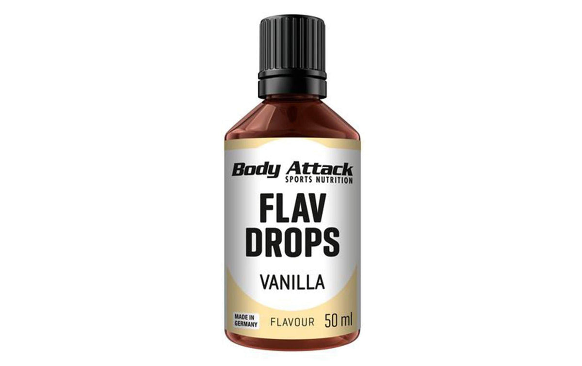 Body Attack Flav Drops Vanilla, 50ml