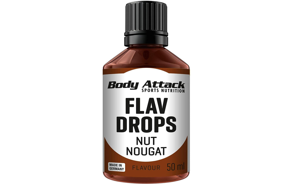 Body Attack Flav Drops Nut Nougat, 50ml