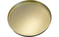 Chalet Metallteller Baggs rund 31x31x2cm gold