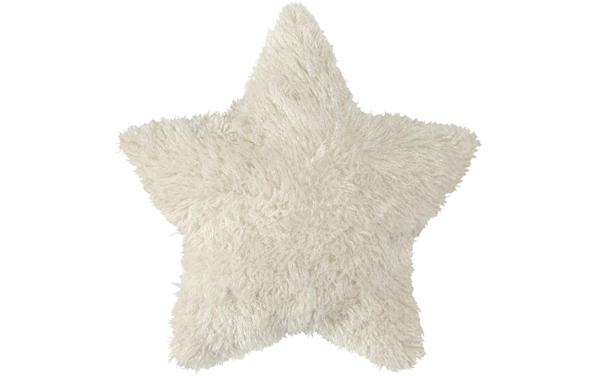 Chalet Sternkissen flauschig Corvatsch 45x45x8cm creme