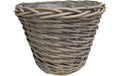 Chalet Weidenkorb Lasse rund  S 20x20x15.5cm grau