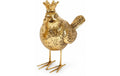 Chalet Poly-Vogel Zaunkönig 5x5x10cm gold