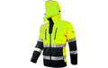 ACE Neon Softshell-Warnjacke - L für Herren (Klasse 2) - Gelb