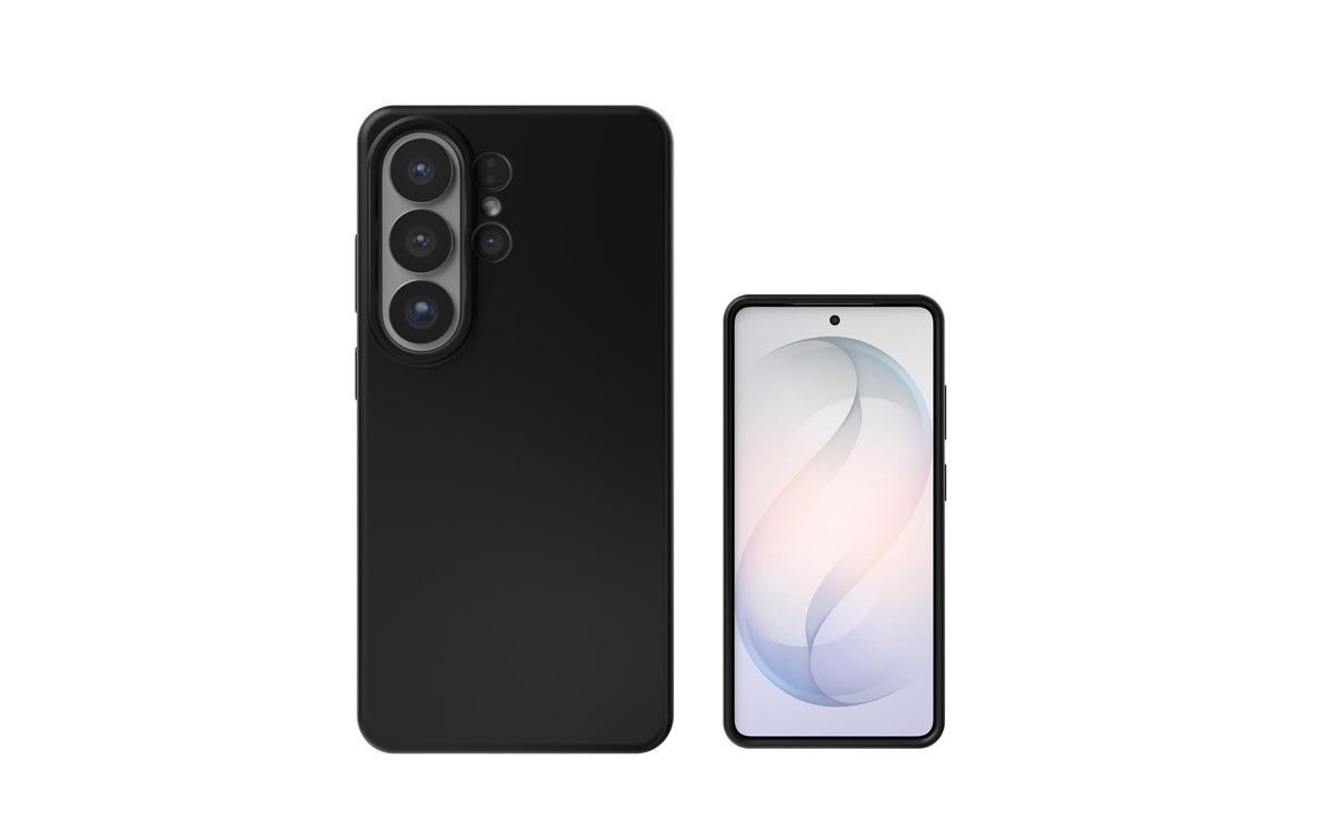 4SMARTS Cupertino Silicone Case, Black Qi2 Galaxy S26 Ultra