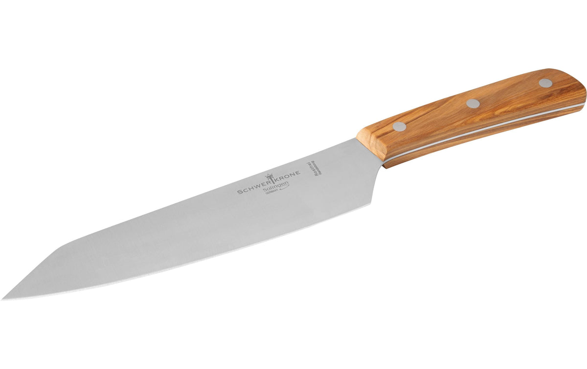 Kengata Kochmesser Olivenholz Schwertkrone - Made in Solingen