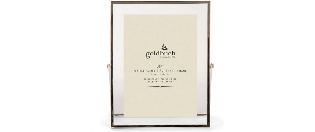 Goldbuch Rahmen Loft silver, 13x18 cm