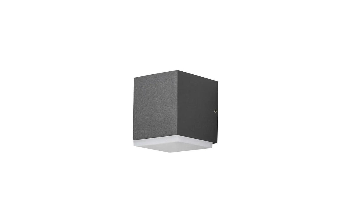 Konstsmide Monza Wandleuchte High Power LED Down, anth. Lackiertes Alu