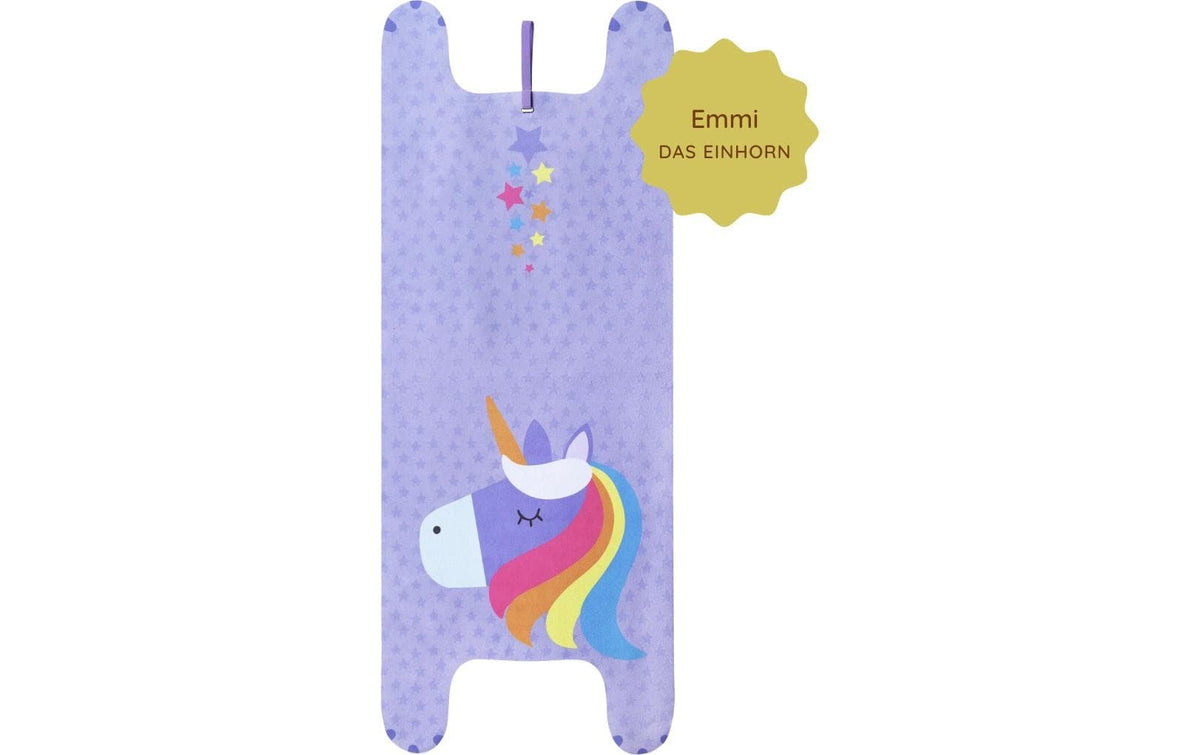 Kinder-Yogamatte Emmi das Einhorn Violett
