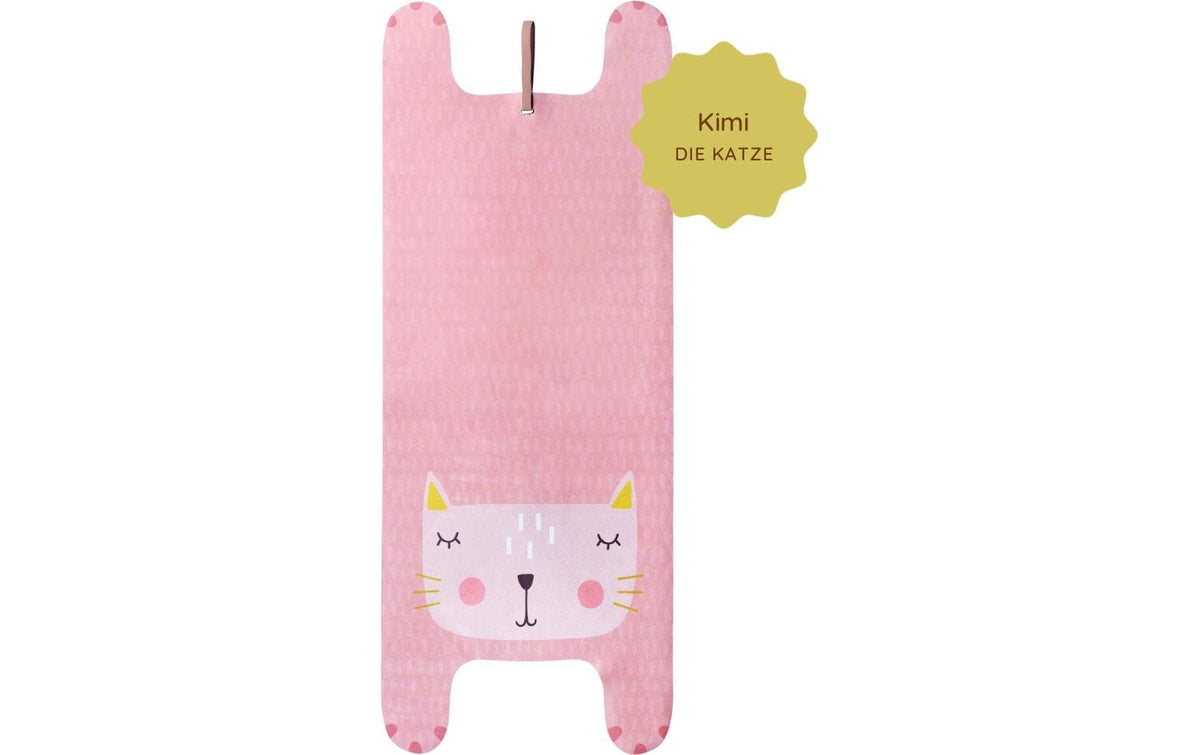 Kinder-Yogamatte Kimi die Katze Rosa