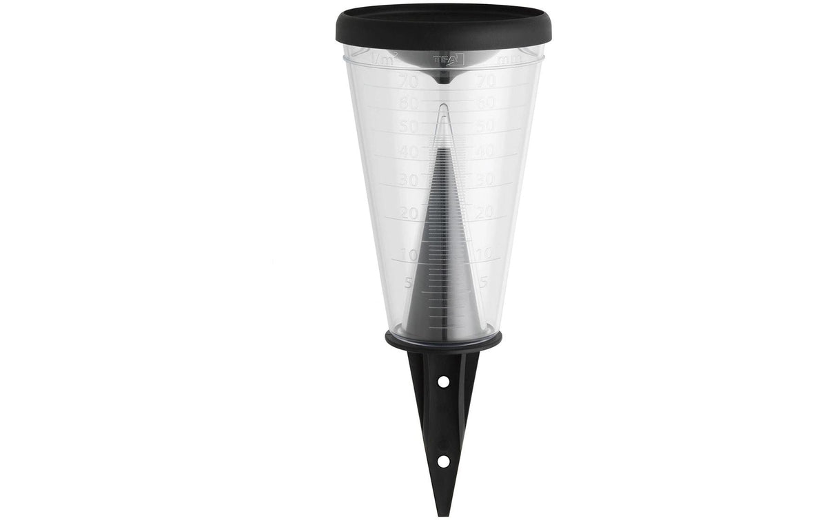 Regenmesser schwarz