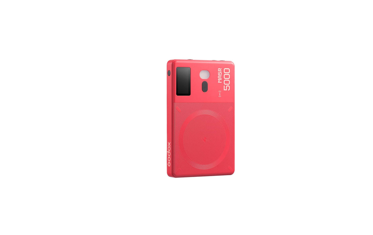 Godox MA5GR Red Magnetic Charging Full Color LED light