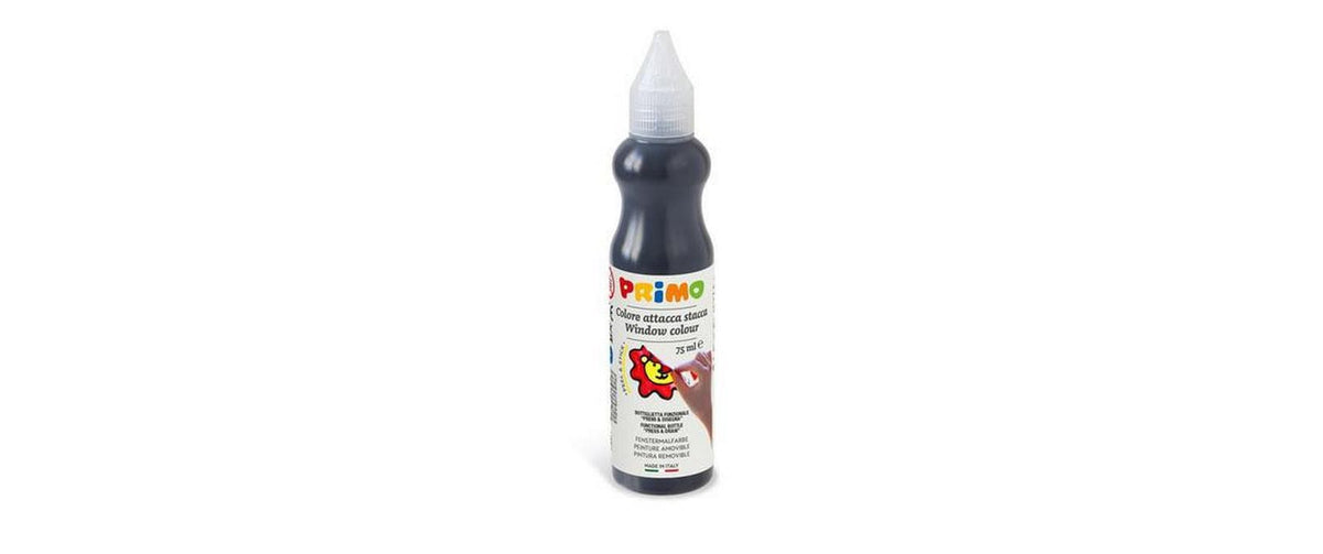 Primo Fenstermalfarbe 75ml schwarz