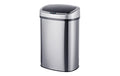 relaxdays Sensorabfalleimer 50 Liter, Silber