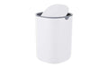 relaxdays Tischabfalleimer Mini 1.5 Liter, Weiss