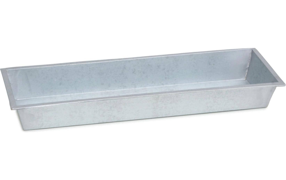 PU:RE CRAFTED Anzuchtschale L ca. 58 x 19 x 6,7 cm, zinkgrau