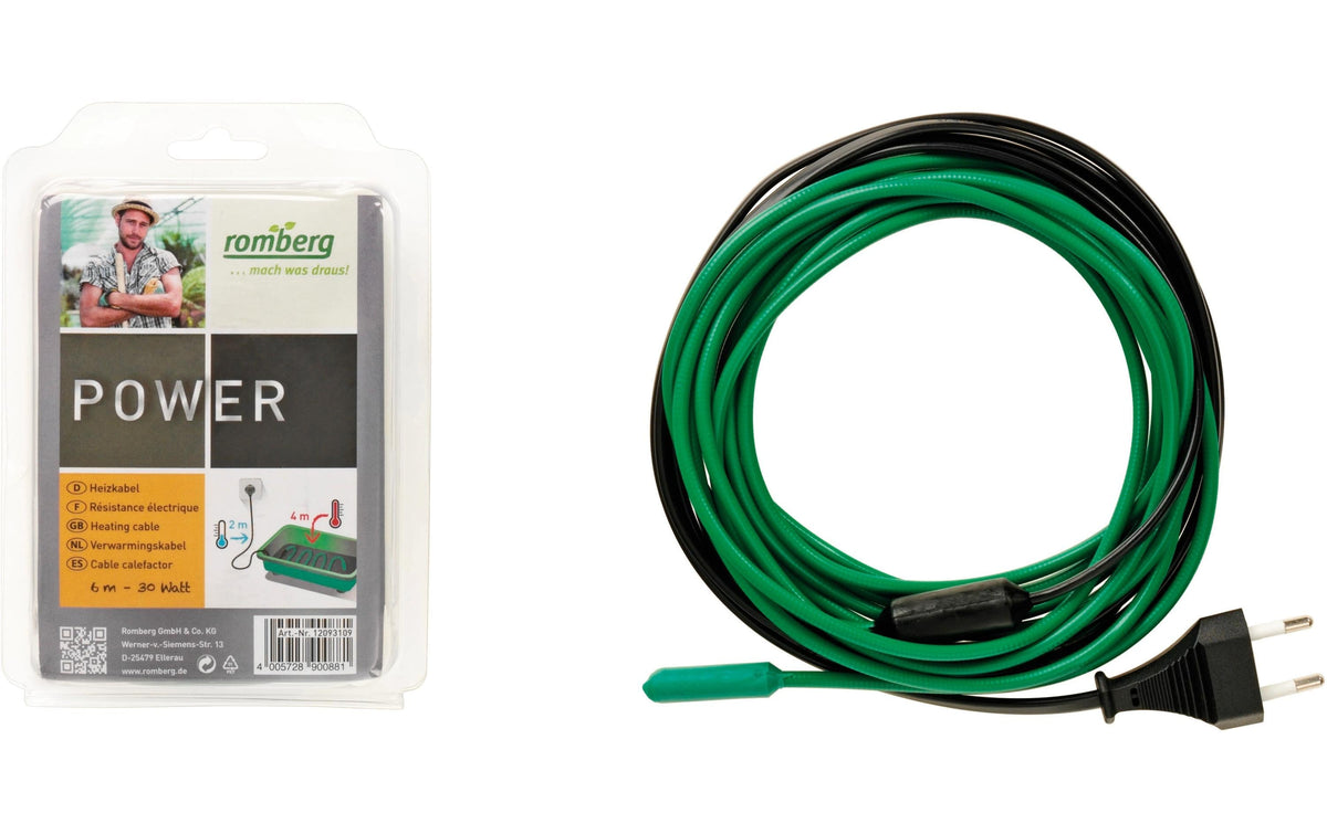 Heizkabel 6 m (4 m heizbar) 30 Watt
