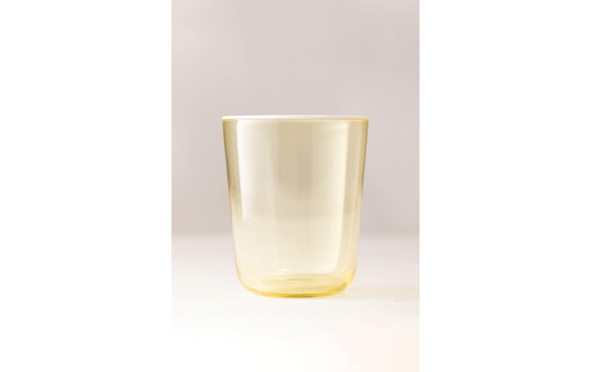 Hermia Trinkglas 315 ml, 4 Stück rosa, grün, blau, gelb, Glas