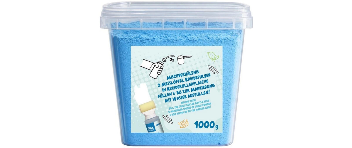 Nachfüllpack Kreidepulver Blau