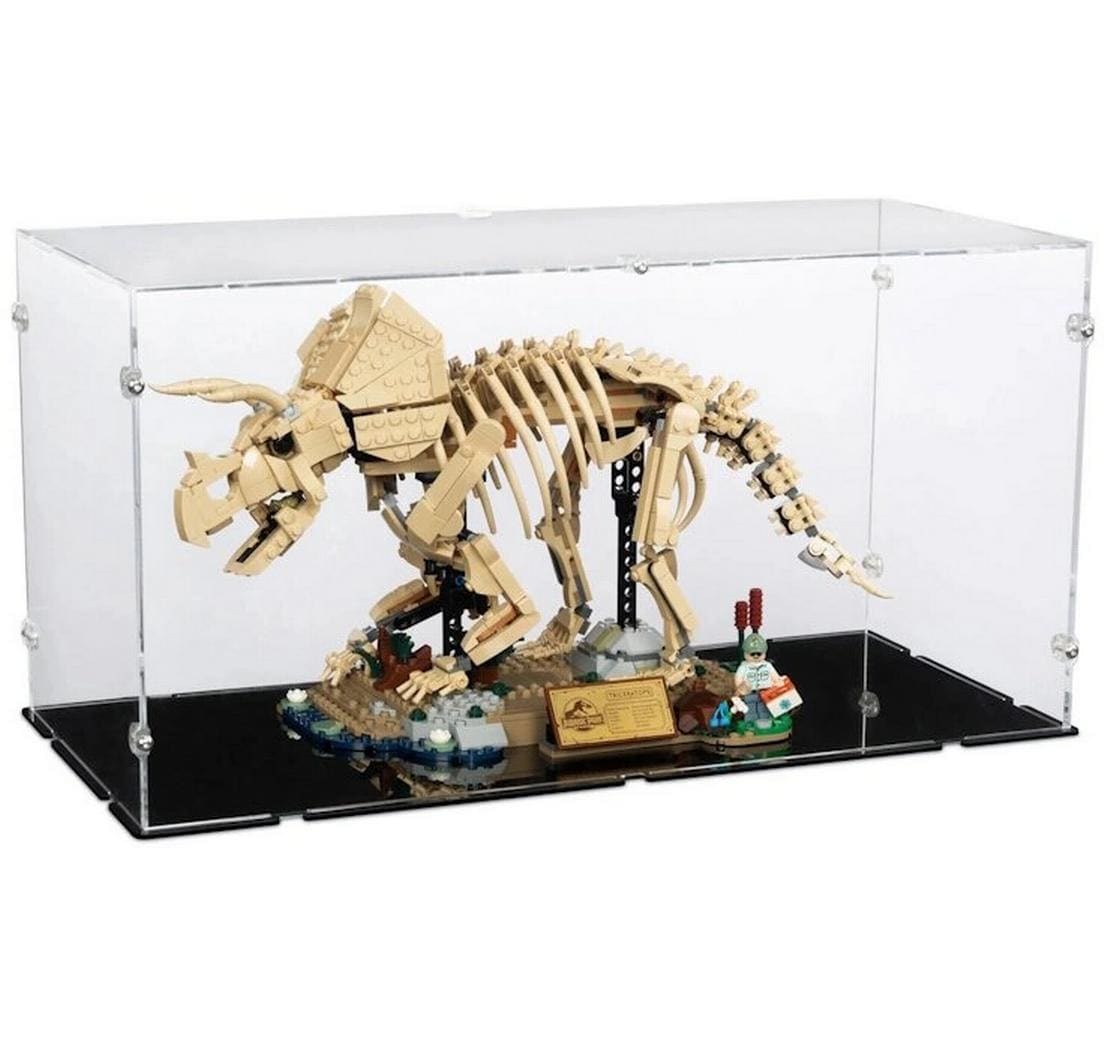 Acryl-Display LEGO 77985 - Triceratops Mit schwarzem Boden